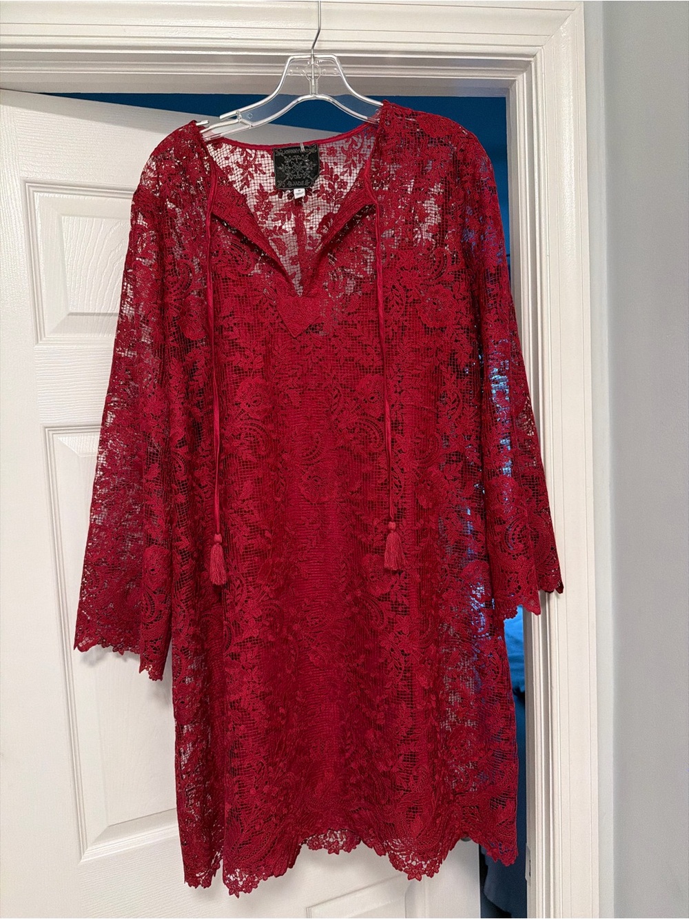 Johnny Was Women’s Boho Embroidered Mini  Dress